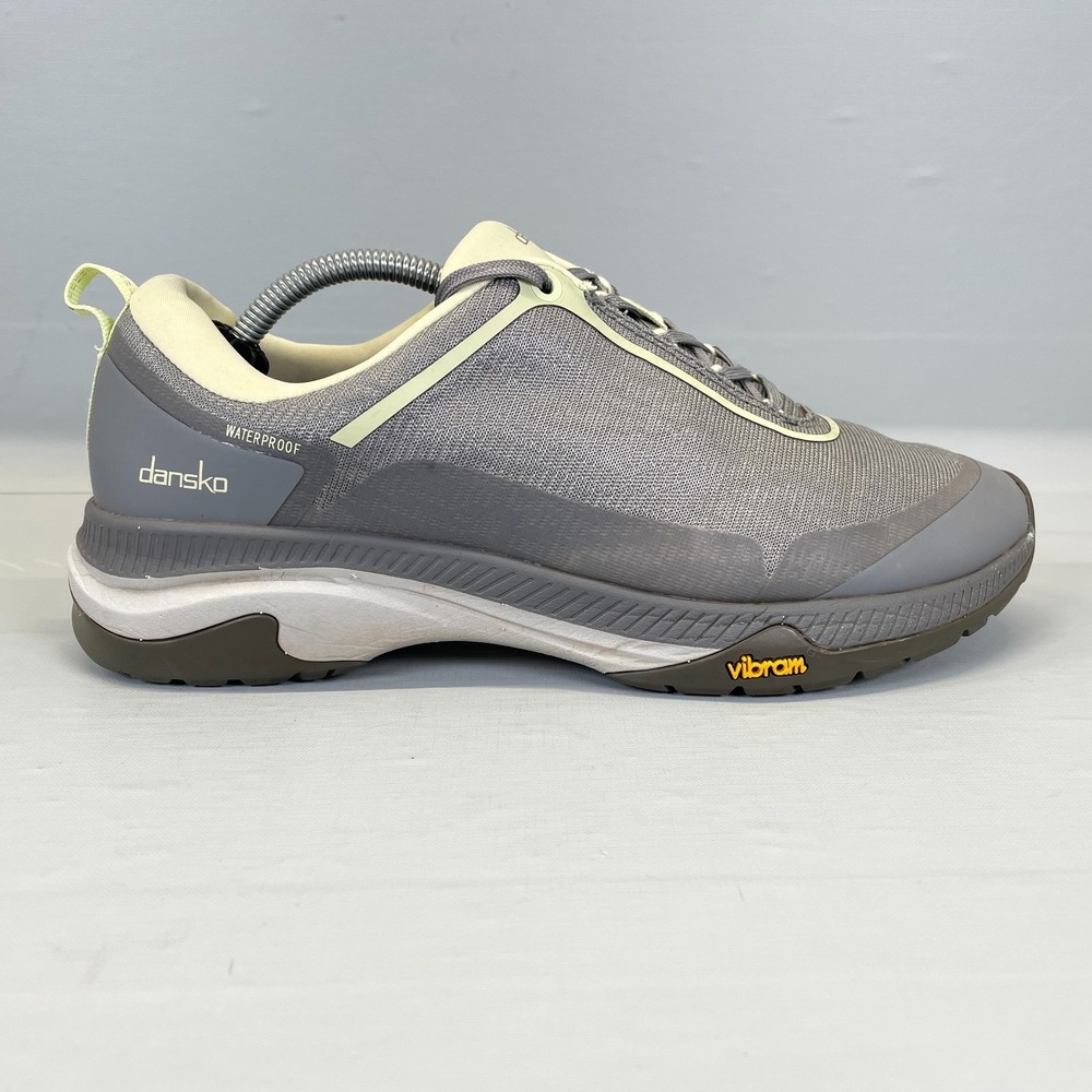 Dansko Makayla‎ Shoes Womens Size 39 US 8.5 Gray Lace Up Waterproof Sneakers